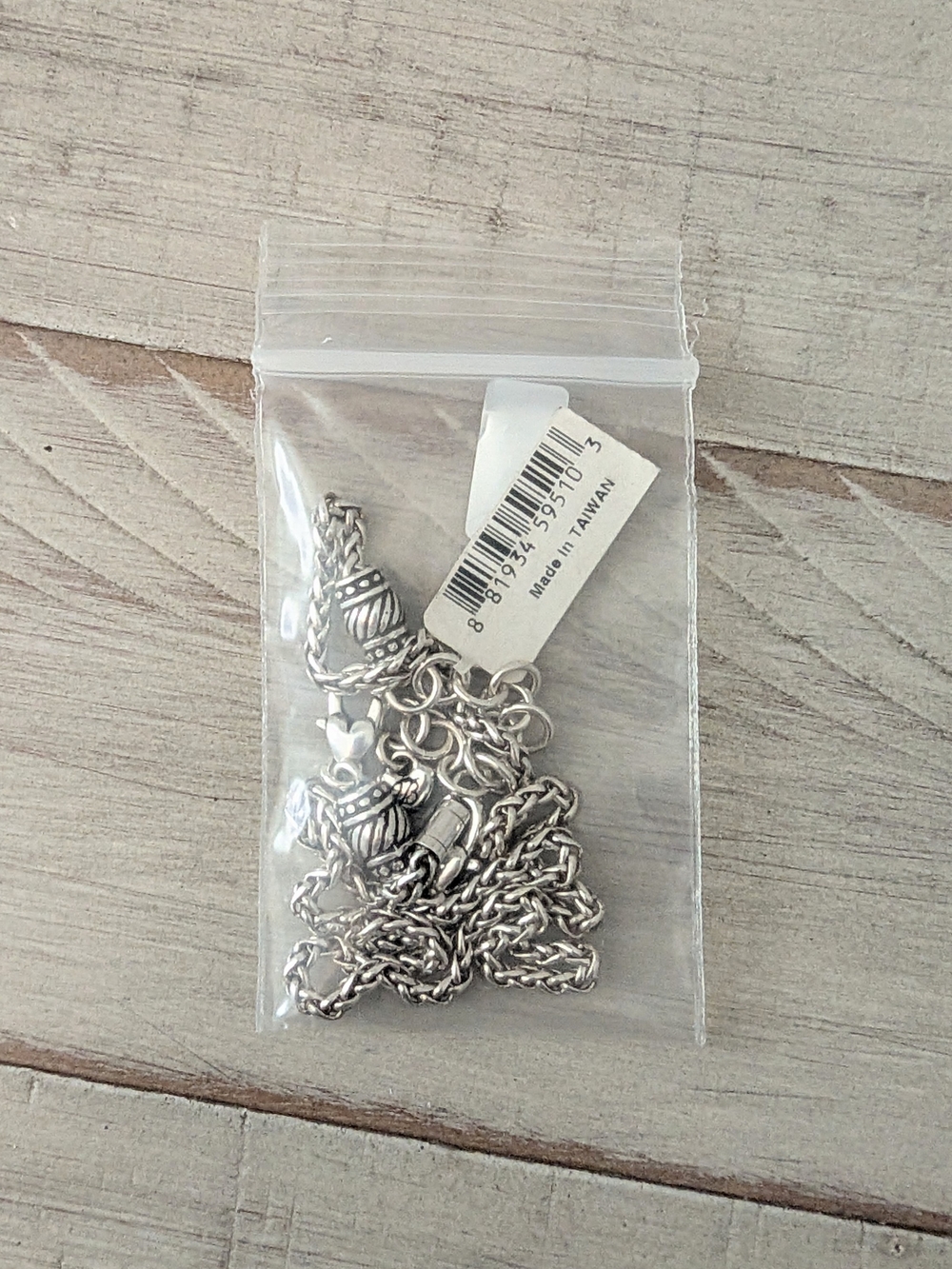Brighton Barrel Slide Add A Charm Short necklace